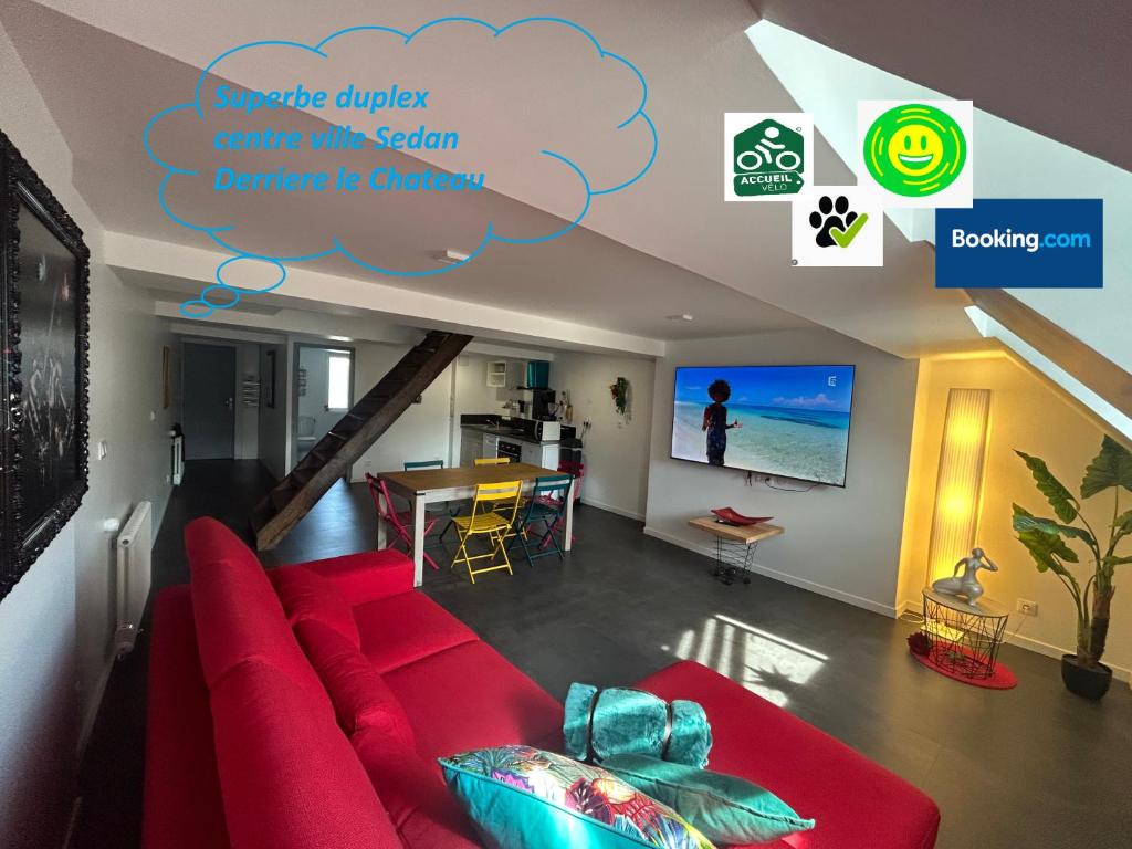 Appart stylé très spacieux Sedan 4E, Sedan