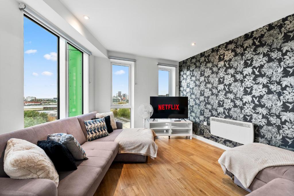 Scandi Penthouse Centre 10 people Apartment in Manchester (England