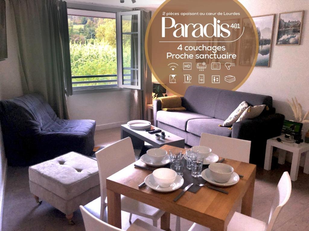 [Paradis 401] T2 apaisant au coeur de Lourdes - 1