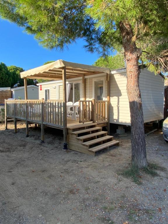 Mobil-home 5 personnes dans camping Mar Estang 4 étoiles avec accès à la plage - 3