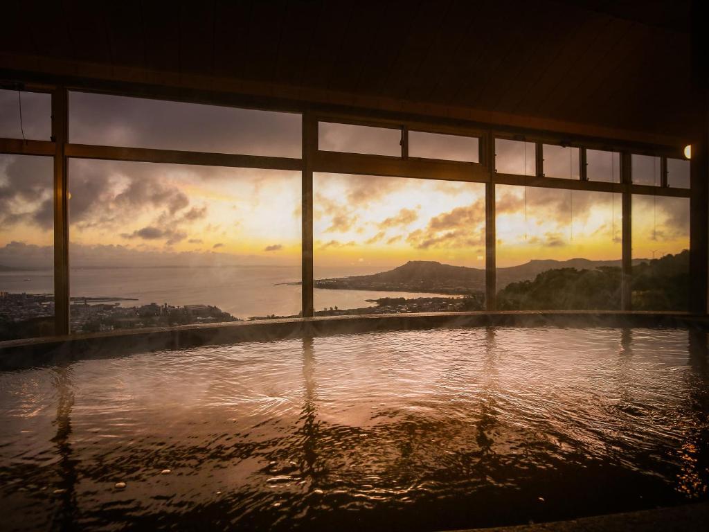 Hot spring bath, The Yuinchi Hotel Nanjo in Okinawa Main island