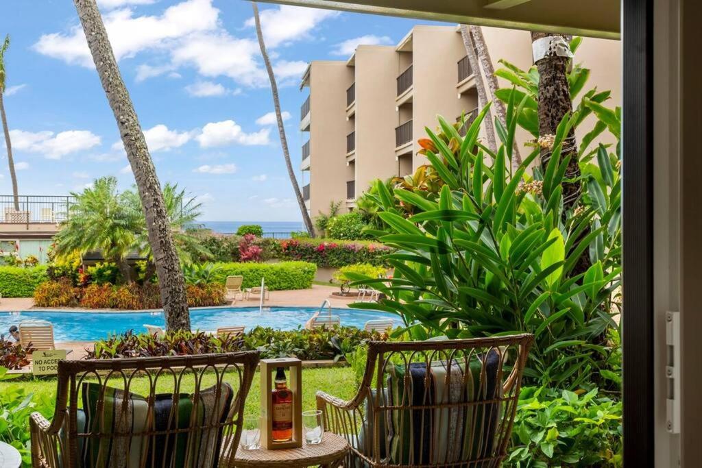 Hale Ono Loa 114- Ground floor partial ocean view gem, Kahana