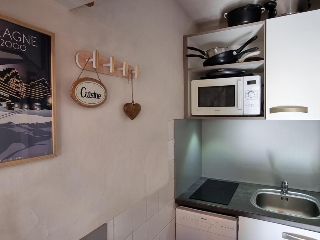 Studio cosy avec accès direct pistes, vue piste, animaux admis - FR-1-181-2563 - 5