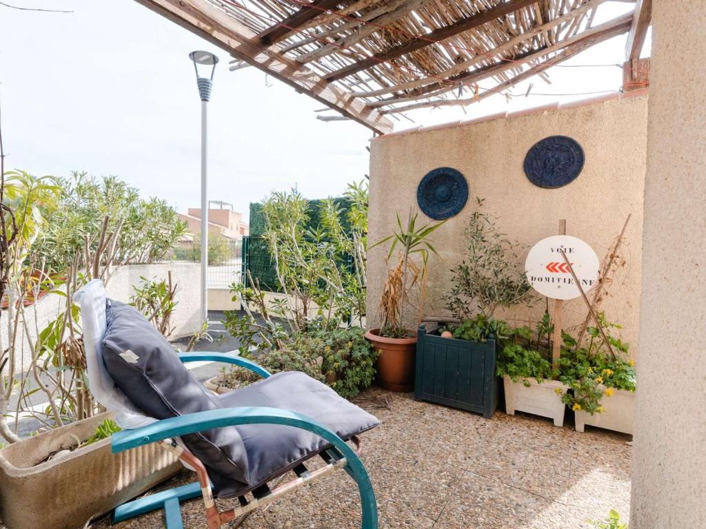 Pavillon climatisé, rénové, piscine, proche plage, parking privé, animaux acceptés - Gruissan - FR-1-409-218 - 2