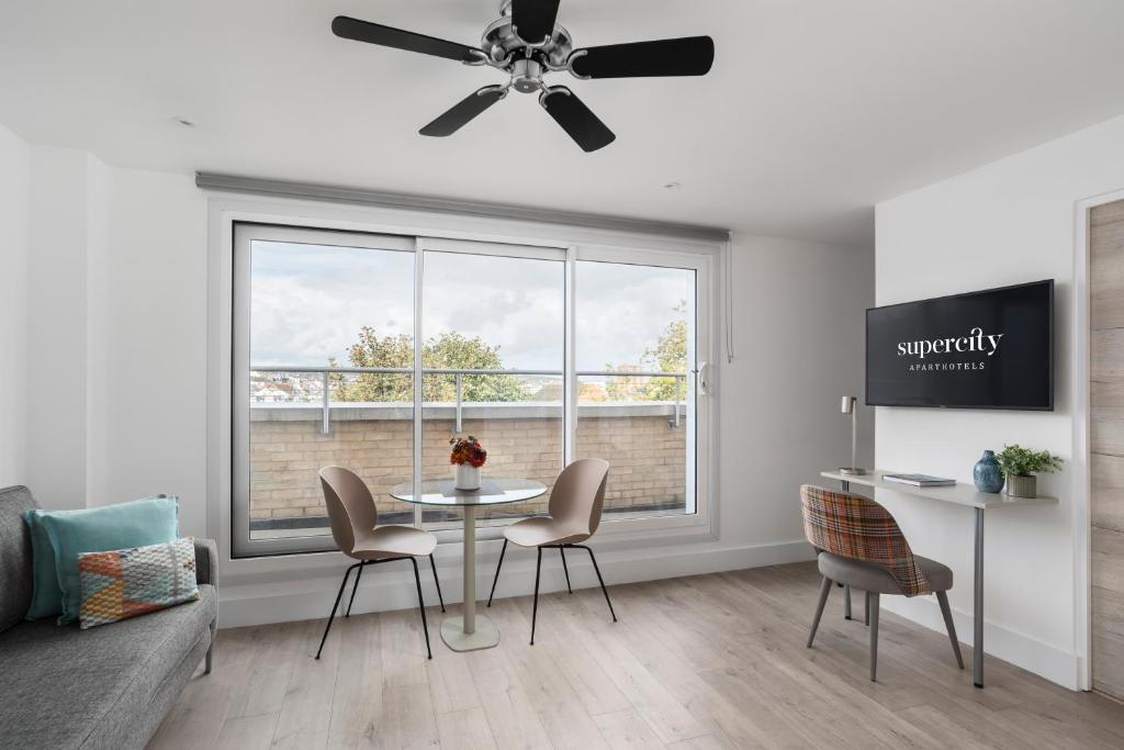 One Bedroom Penthouse Suite with City View and Terrace