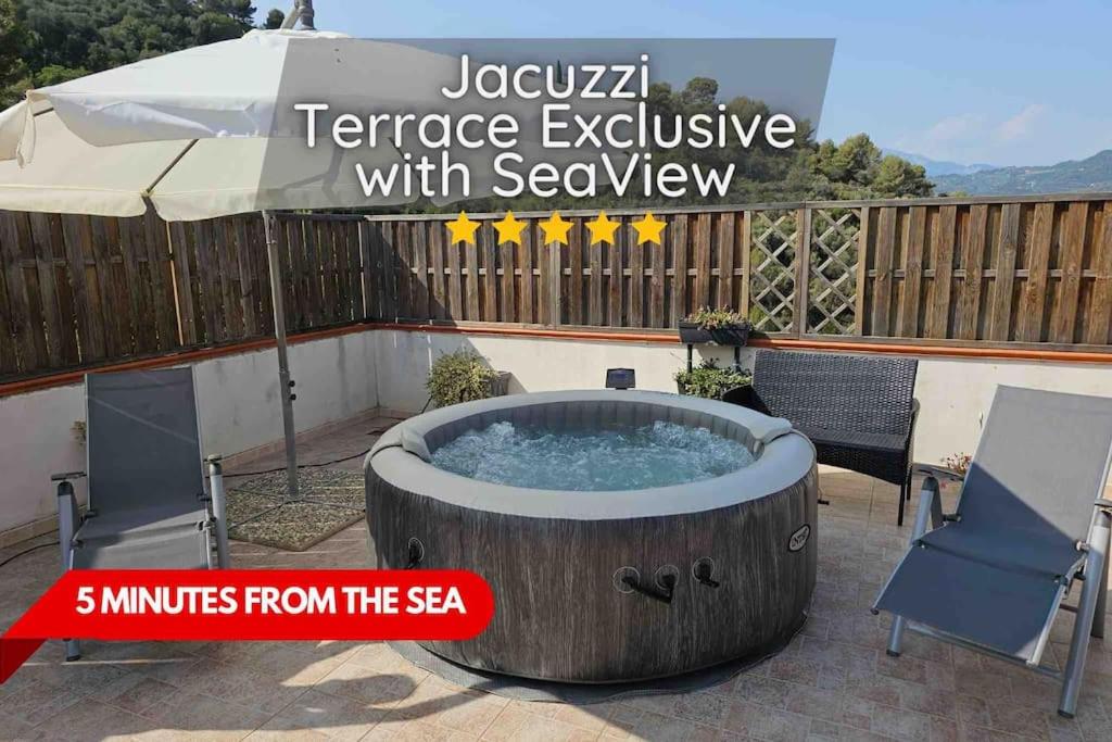 Jacuzzi, Sea View, Two Large Exclusive Terraces, Camporosso