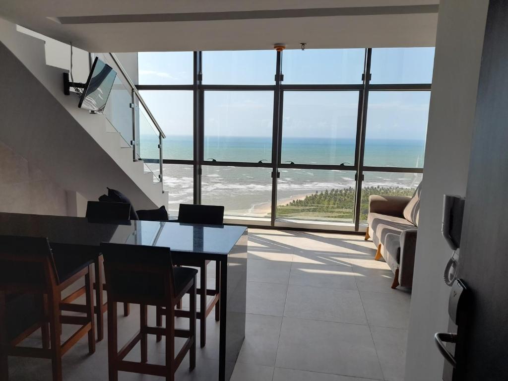 Vista EXPLENDIDA MAR, duplex na cobertura, ilha do amor Barra Home Stay, Recife