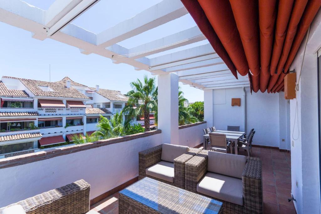 Las Cañas Beach ático 3 dorm milla de Oro Marbella - 4