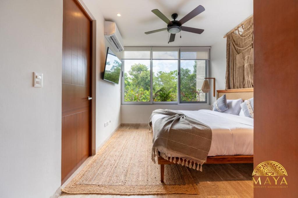 NHOA 306B Lux 1BR Condo Top Jungle View Aldea Zama - 5