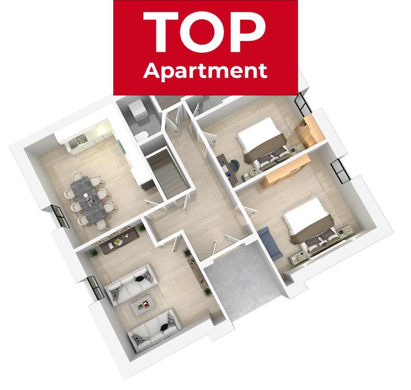 100 qm Apartment 1 - near highway - 1