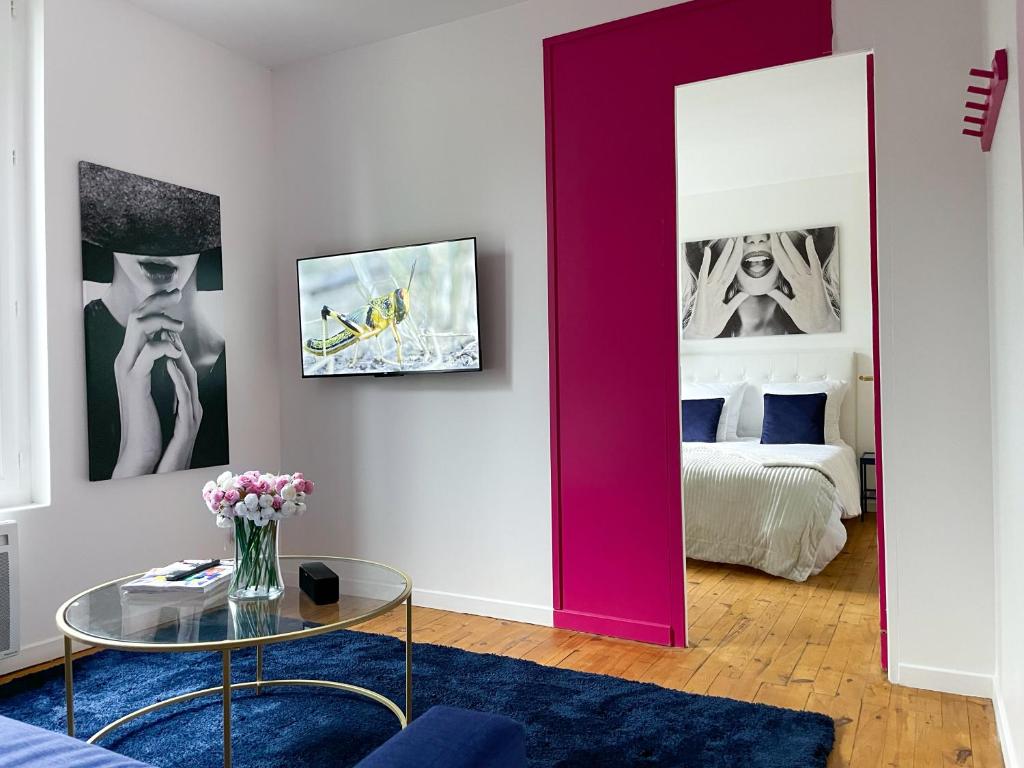 Maison Yuki - Rose Velours - Netflix & Parking - 5