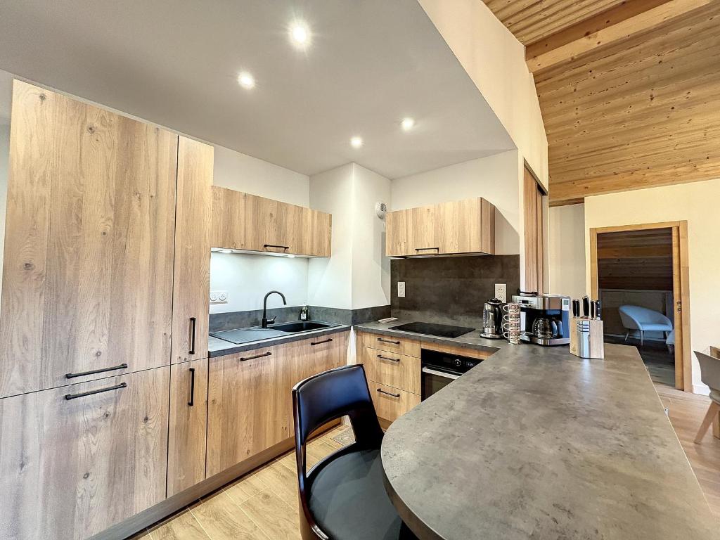Appartement neuf avec vue Mont Blanc, parking et wifi à Combloux - 5