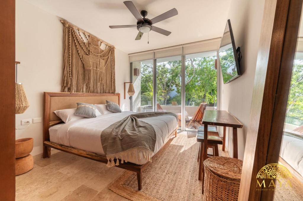 NHOA 209A Lux 2BR Condo Pool View in Aldea Zama, Tulum