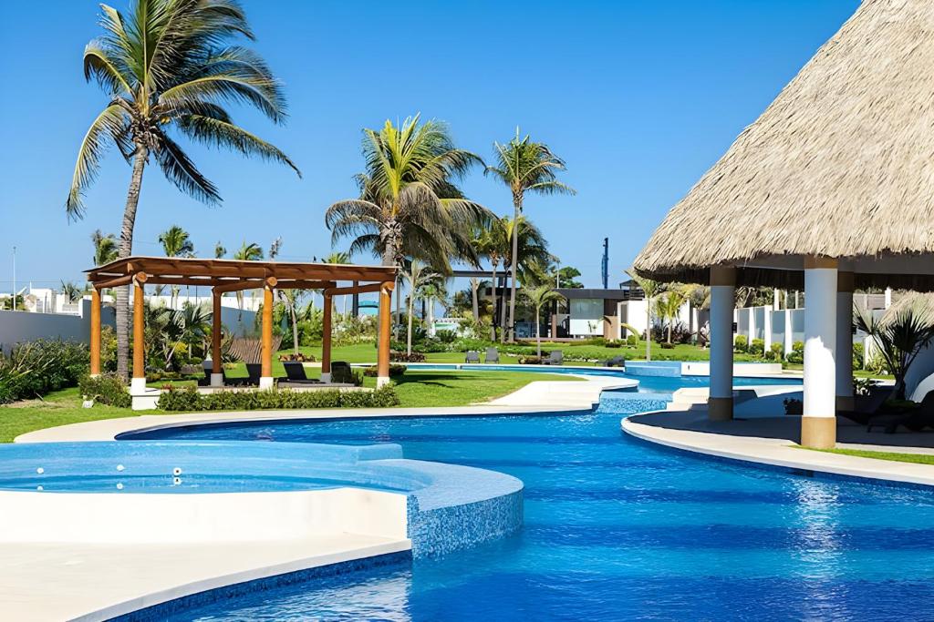 Acapulco diamante, club de playa privado, canchas pádel para 8 huéspedes - 1