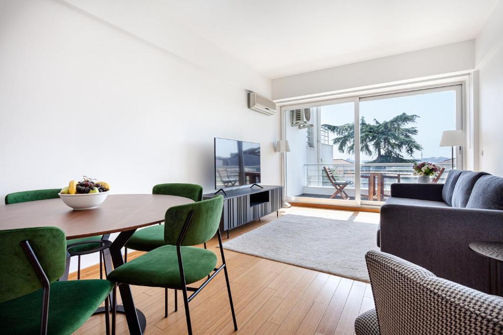 شقة مع إطلالة على الحديقة