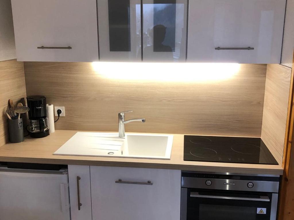 Studio 4 pers, balcon, proche centre Châtel - FR-1-676-47 - 2