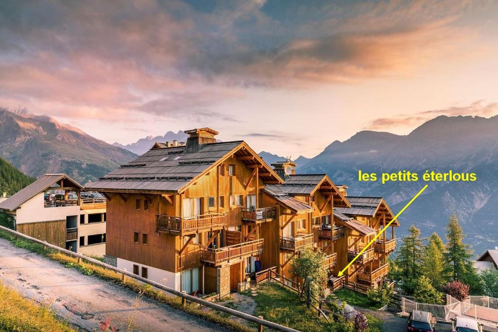LES PETITS ETERLOUS Appartement T3 36m2 à Puy St Vincent 1800 Alpes du sud 6 personnes parking privé couvert - 1