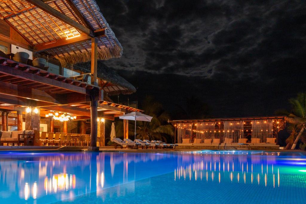 Swimming pool, Hotel Escondido in Puerto Escondido
