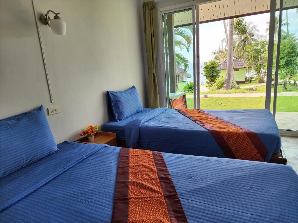 Standard Twin Room with Garden View, S Beach Resort in Koh Kood