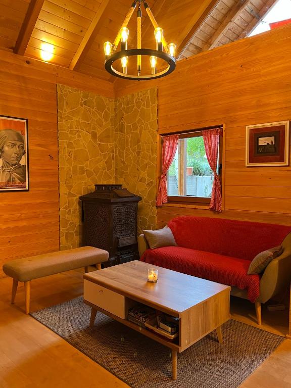 Wood Cabin Hillside Retreat - 5