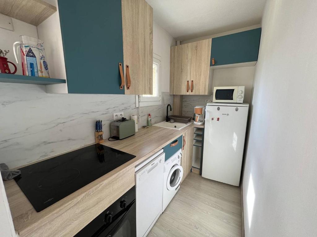 Appartement rénové 1 chambre + cabine, parking privé, à 400m de la plage - FR-1-81-601 - 4