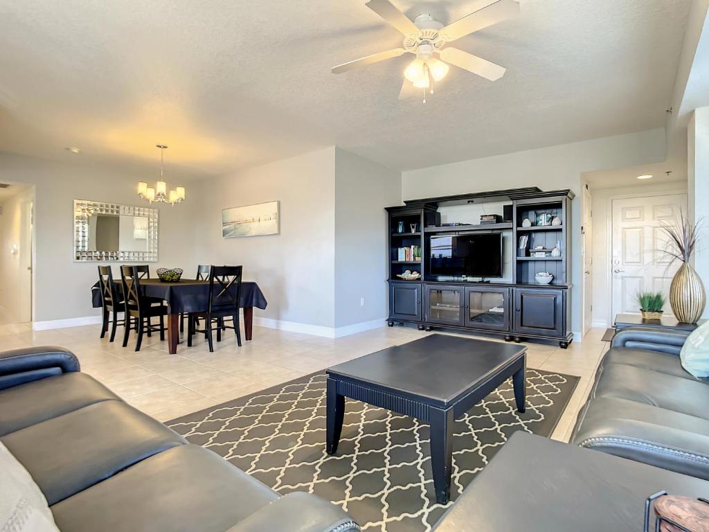 Upscale 32 corner unit with private balcony overlooking the property. OW14-401, New Smyrna Beach