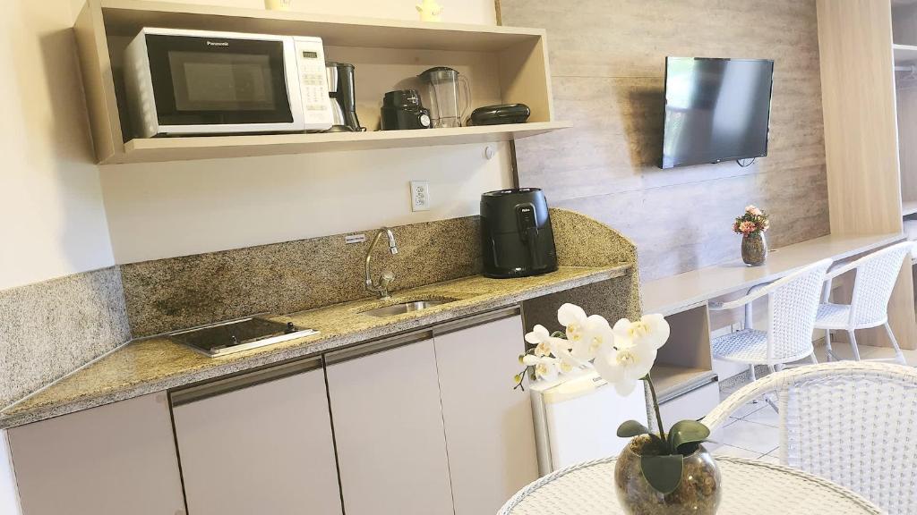 Kitchen, MARULHOS RESORT - STUDIOS TEMPORADA in Porto De Galinhas
