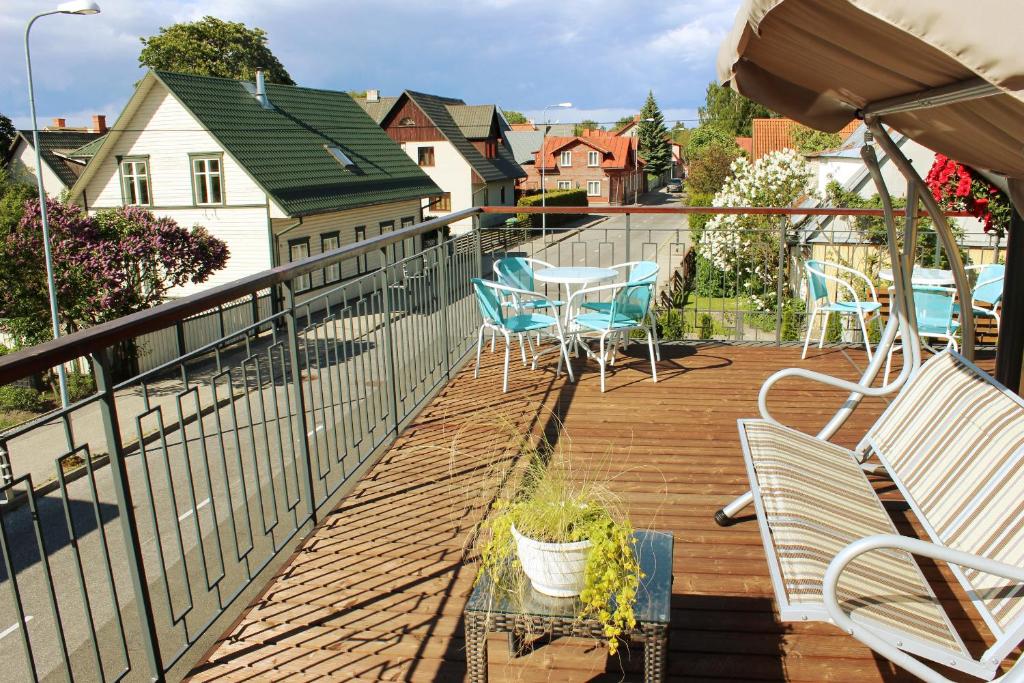 Balcony/terrace, Embrace Hotel & Apartments in Parnu