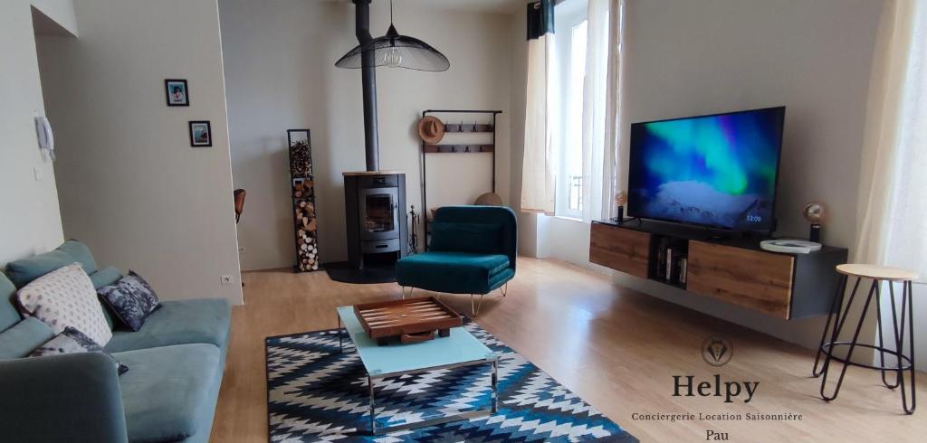 Duplex-4 pers-Clim-Stat gratuit-5mn Centre ville - 1