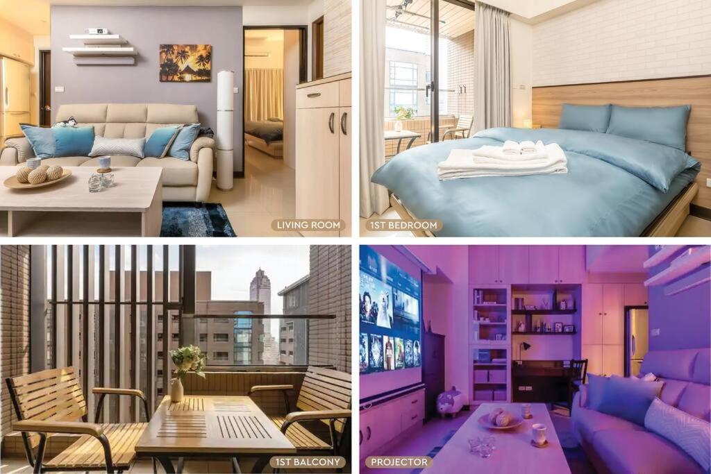 New Building 2B1bLK Workspace Taipei Main Station • 新大樓 台北車站 2房1衛 客廳廚房 工作空間, Tchaj-pej