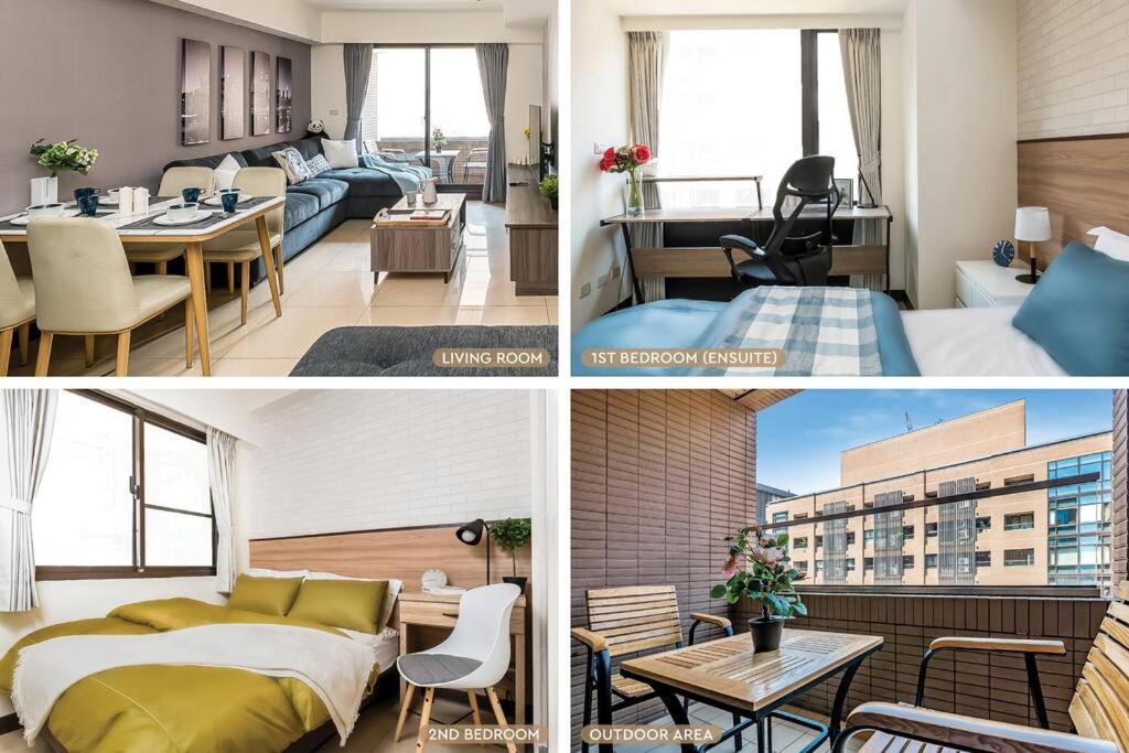 New Building 3B2bLDK Workspace Taipei Main Station • 新大樓 台北車站 3房2衛 客廳廚房 工作空間, Tchaj-pej