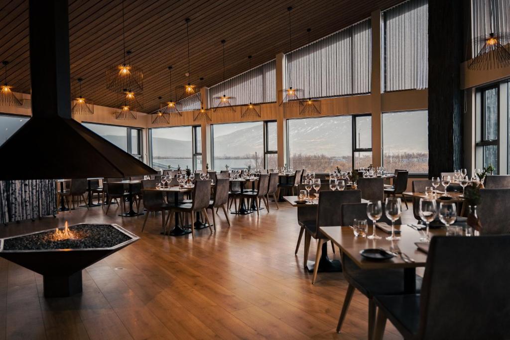 Restaurant, Hotel Husafell in Húsafellsskógur