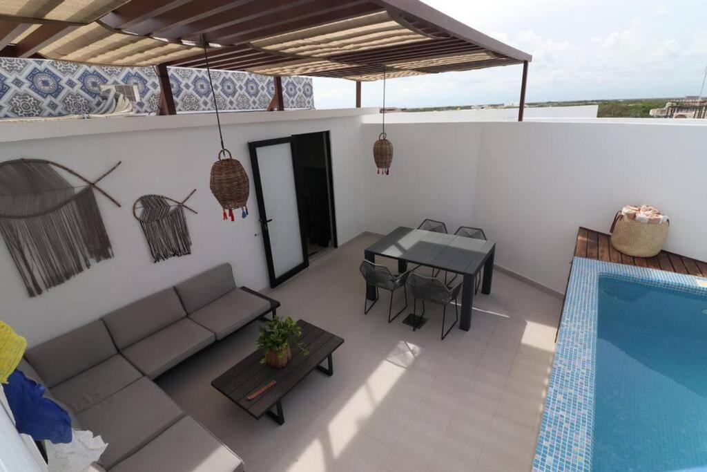 Amazing!! PH 2 Bdrm + Private Rooftop &Pool /Aldea Zama - 3
