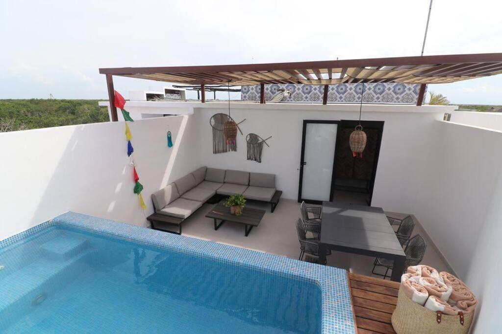 Amazing!! PH 2 Bdrm + Private Rooftop &Pool /Aldea Zama - 2