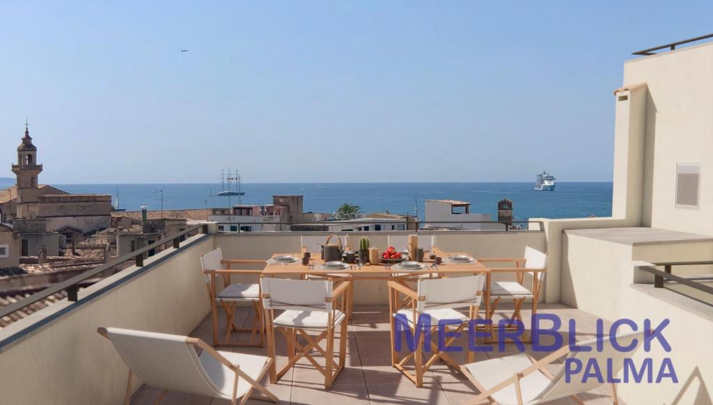 Aparttime Palma mit 3 MeerBlick Dach-Terrassen, Palma de Mallorca