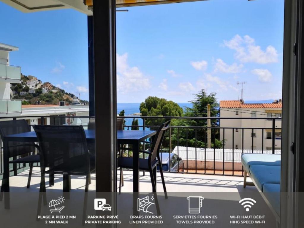 S2 - 2ch, terrasse vue mer, parking, près de la plage - 1