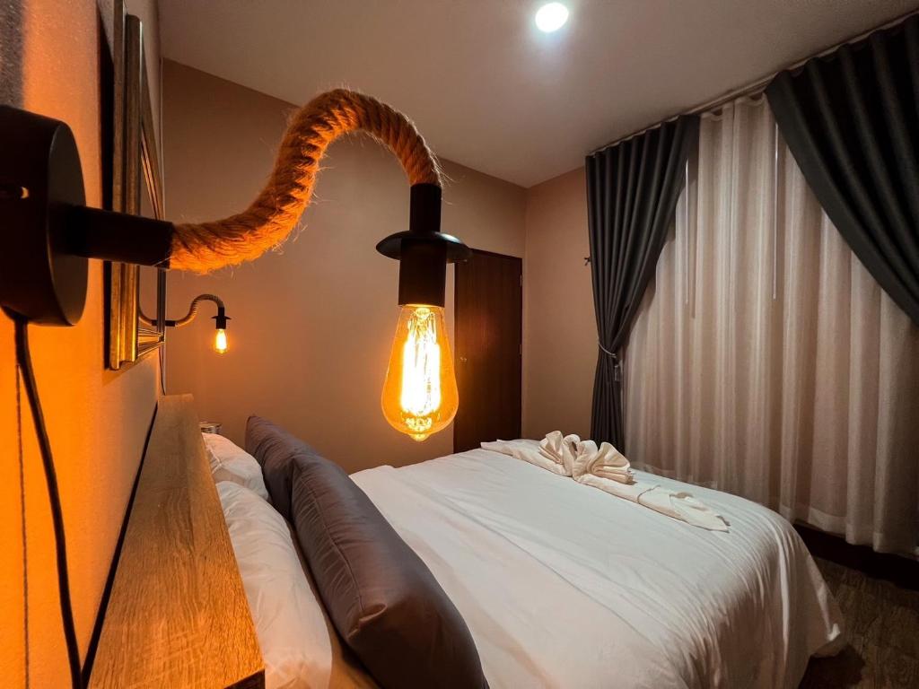 Bed, PP Pool Villa Maesalong Chiangrai in Chiang Rai