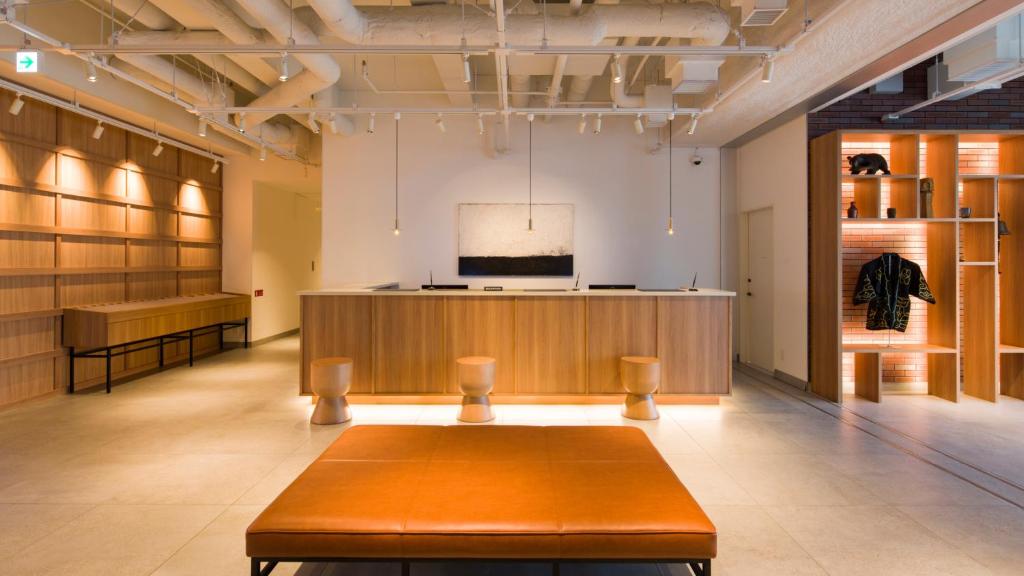 오타루 운하와 바다 전망을 자랑하는 그리드 프리미엄 호텔 오타루의 전경