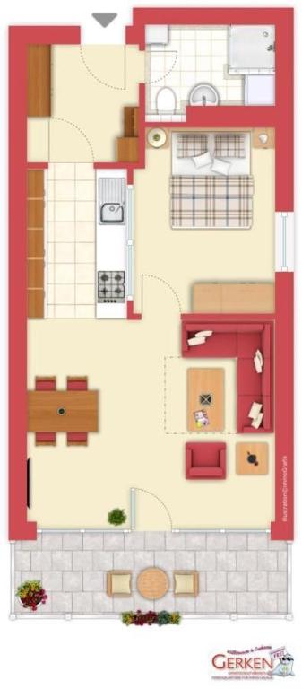 Panoramahaus, App 114, Duhnen