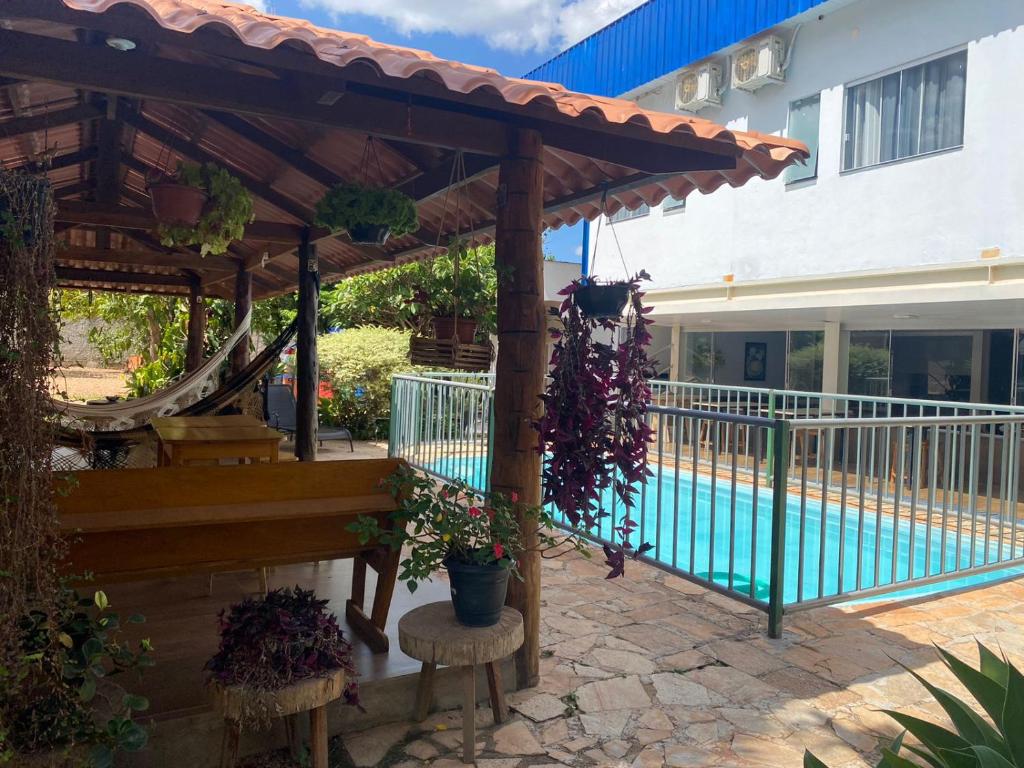 Swimming pool, Pousada Mirante da Lua in Alto Paraiso