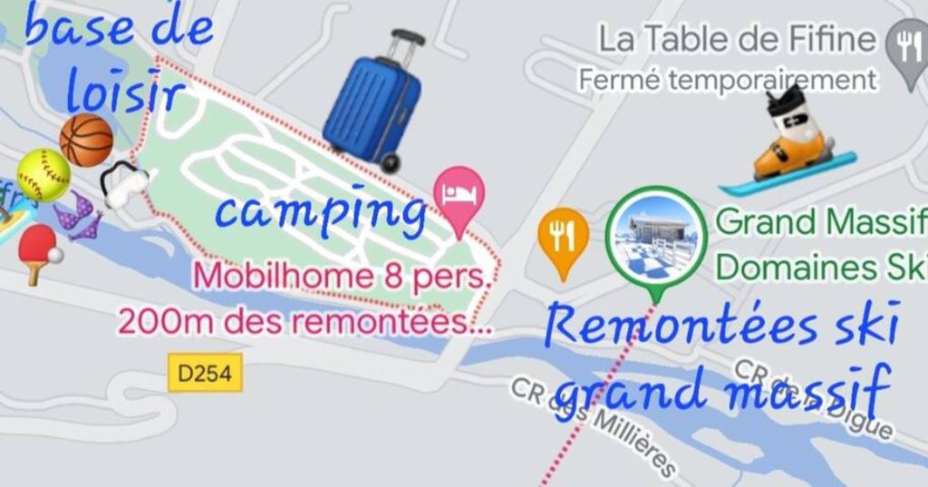 Charmant mobilhome à 2 pas remontés ski Samoëns - 4