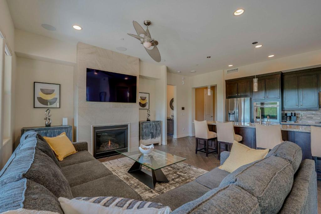 Patios and Mountain Views at Modern Scottsdale Condo, Scottsdale