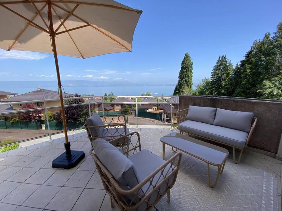 Magnifique Appart rénové Evian Duplex vue Lac 8 pers - 3
