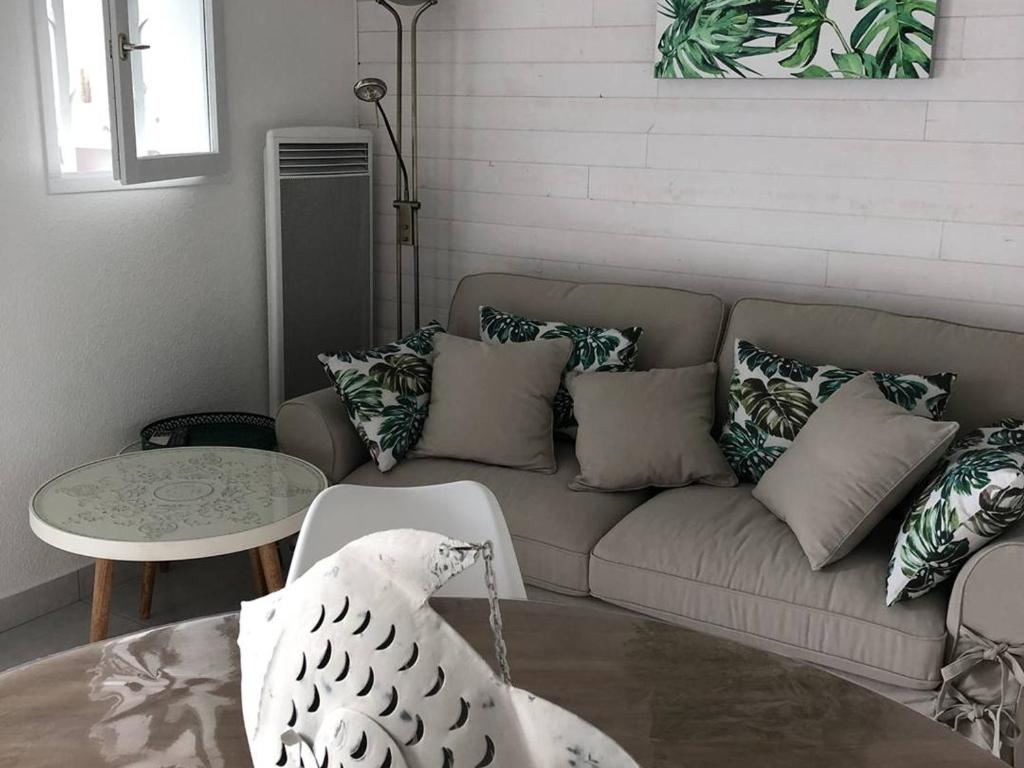 Maison mitoyenne T3 avec piscine, clim, parking, animaux acceptés - FR-1-768-21 - 2