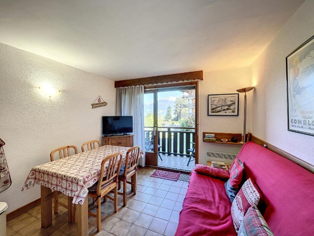 Studio cabine proche centre Combloux, 4 pers, balcon, parking - 5