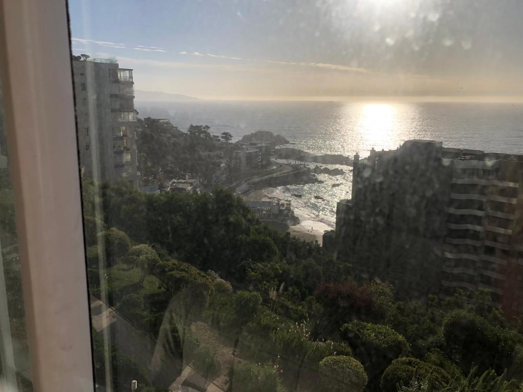 Studio luminoso, acogedor, maravillosa vista al mar primera línea la mejor ubicación de Reñaca y playas - 5