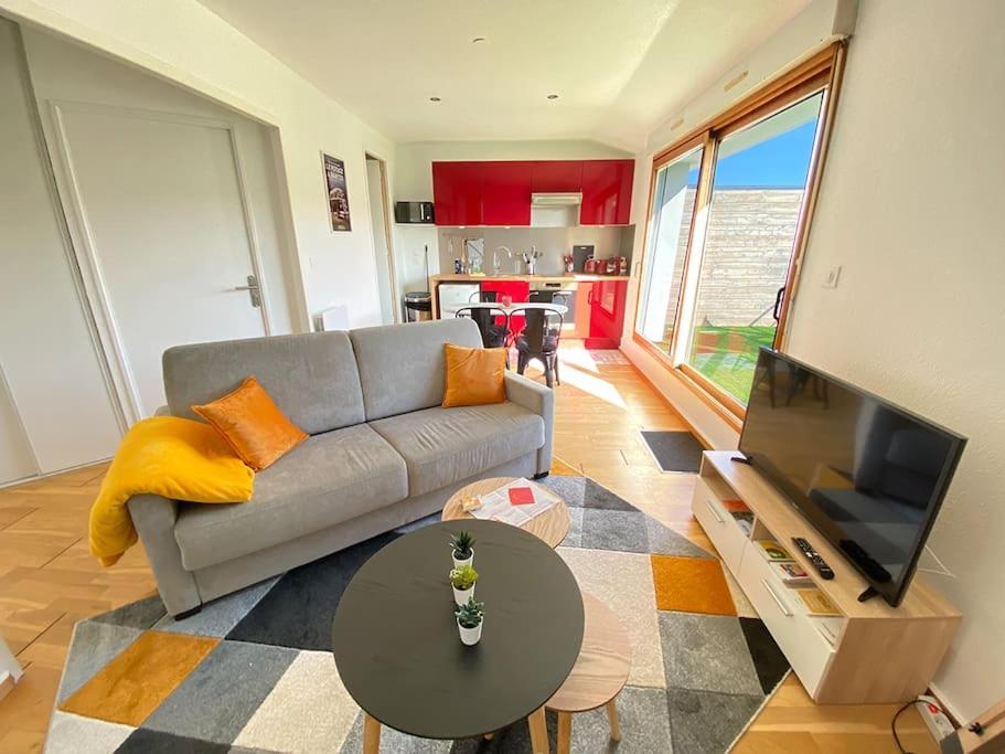 Grand studio, belle terrasse avec vue, Nantes