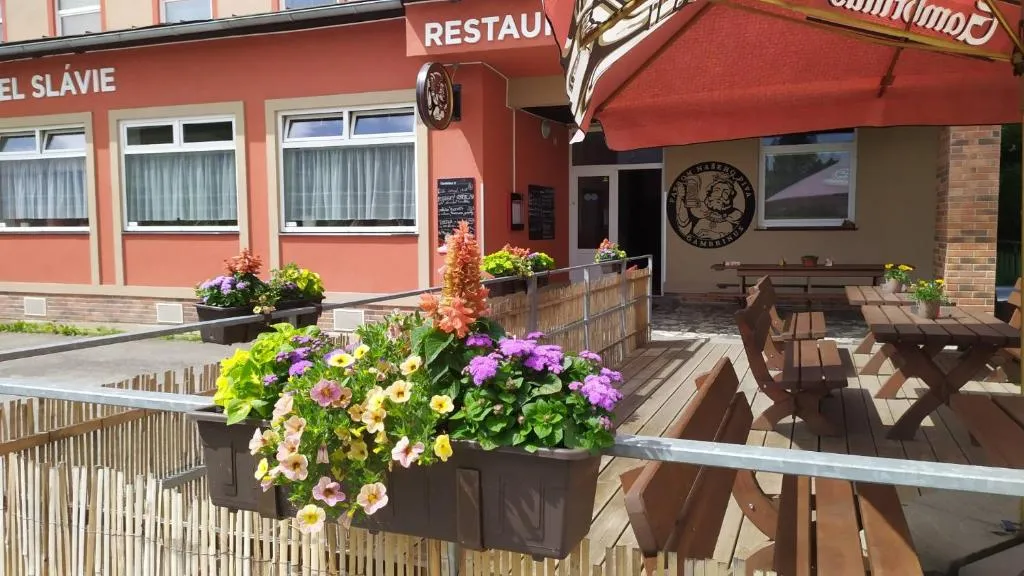 Hotel Slávie，位于Trhová Kamenice的酒店