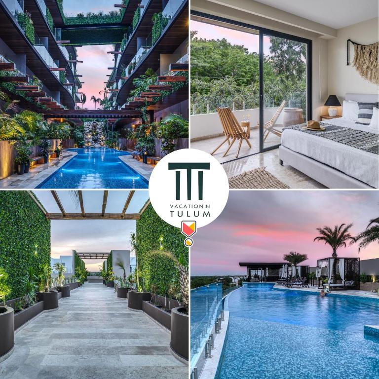 Fast-Wifi Sunset Studio Tulum with Rooftop and Pool SPA, Tulum