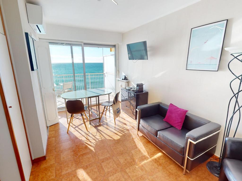 Studio climatisé avec terrasse face mer, Wifi inclus - FR-1-196-346 - 5